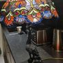 Peacock Eye And Fantail  Large Table Lamp Image 9