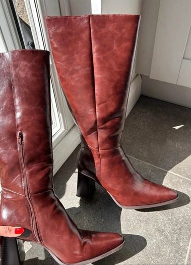 Brown Knee-High Boots