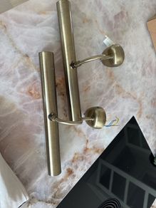 brass picture lights a pair (selling price for the two)