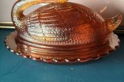 Art Deco Swan Butter dish