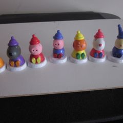 Peppa Pig And Friends Cake Decorations Cake Toppers X7 Christmas Cake Bundle