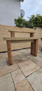 solid wood bar