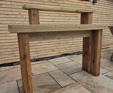 solid wood bar