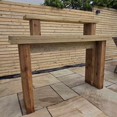 solid wood bar