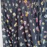 Dunnes Stores Black Floral Dress Size 14/42 - Sheer Sleeves - Knee Length Image 9