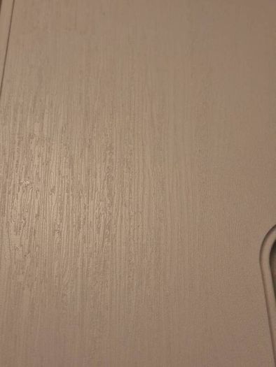 white internal solid wood laminate covered doors x 3