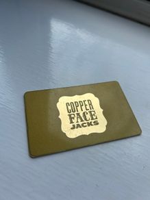 Copper Face Jacks Gold Card