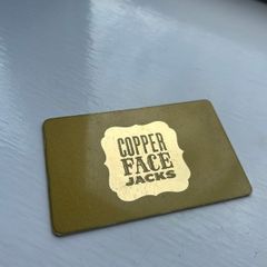 Copper Face Jacks Gold Card
