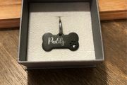 Personalised Engraved Black Dog tag