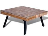 Coffee Table Square Reclaimed Teak Wood