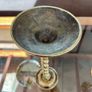 Vintage Brass Single Barley Twist Candlesticks Pair Spiral Candle Holders Image 7