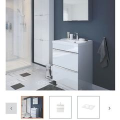 Bathroom vanity units with sink