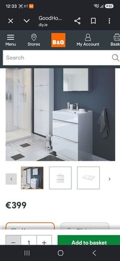 Bathroom vanity units with sink