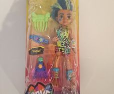 Cave Club Slate Doll - New in Box - Prehistoric Artist with Pet Taggy & Accessories