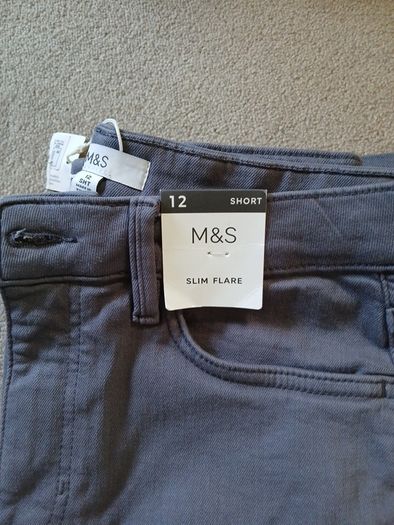 jeans marks  slimflare  slate grey 12