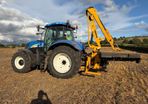 Tractor and headge cutter