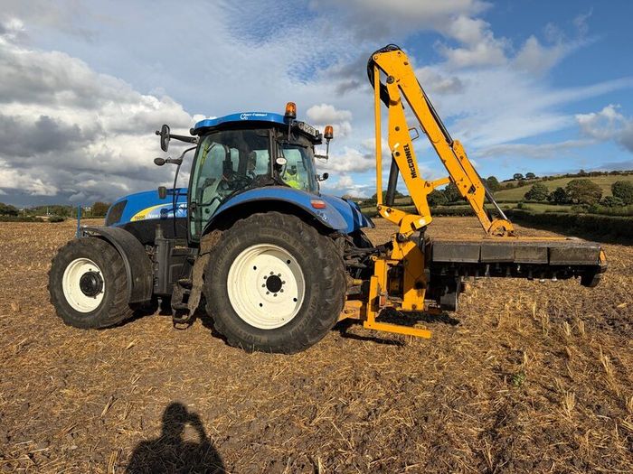 Tractor and headge cutter
