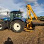 Tractor and headge cutter Image 2