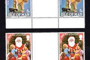 1979 Isle of Man Christmas Commemorative Stamps Gutter-T Pairs Mint Never Hinged (MNH)
