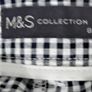 New Size 10 M&S Black & White Check Summer Trousers Image 4