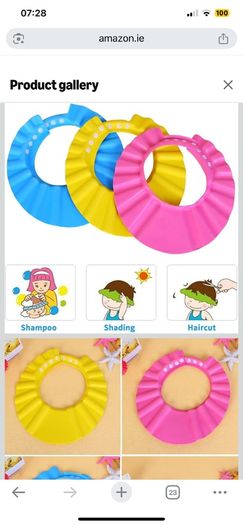 Baby Toddler Shampoo Hat Shower Crown