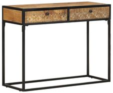 Console Table 100x35x75 cm Solid Mango Wood