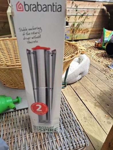 Brand New Brabantia Metal Ground Spike for Rotary Clothes Line