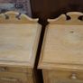 Pair of Quality Carved Ash Bedside Cabinets Image 6