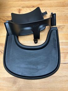 stokke babysat and tray
