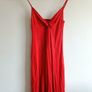 Sisley Red Maxi Dress, Strappy, Knot Detail & Pleated Skirt Image 2