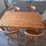 Pine dining table Image 2