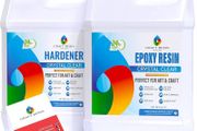 NEW SALE | Resin 4L Epoxy Resin Kit - Crystal Clear Epoxy Resin Kit &amp; Hardener for DIY Art, Mold Casting, Wood, Jewelry Making
