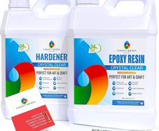 NEW SALE | Resin 4L Epoxy Resin Kit - Crystal Clear Epoxy Resin Kit & Hardener for DIY Art, Mold Casting, Wood, Jewelry Making