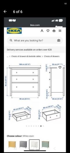 chest of drawers