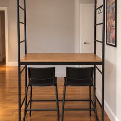 Kitchen island table and two stools