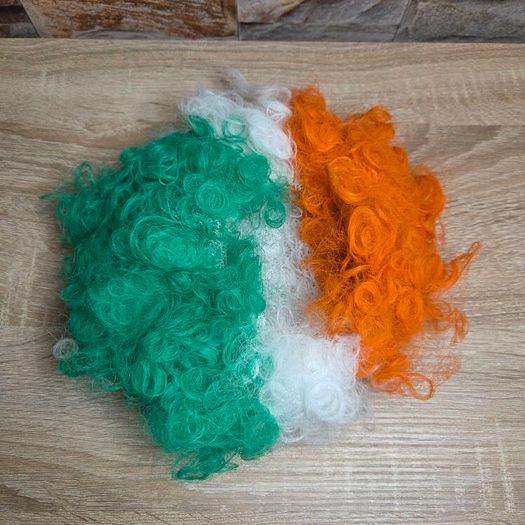 St Patrick's Day Curly Irish wig
