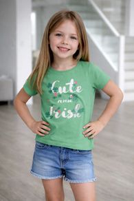 Girls T-shirt: 7-8yrs - Cute and Irish