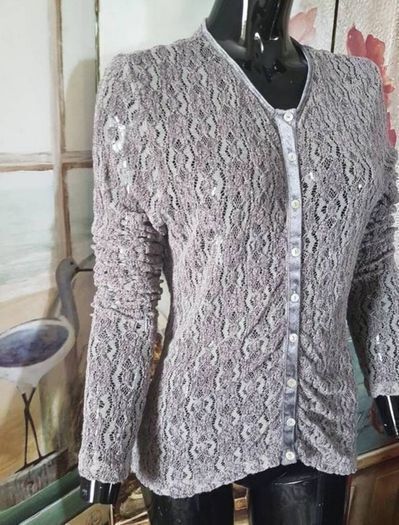 River Island Lace Cardigan Style Top , UK 16/18 , As New