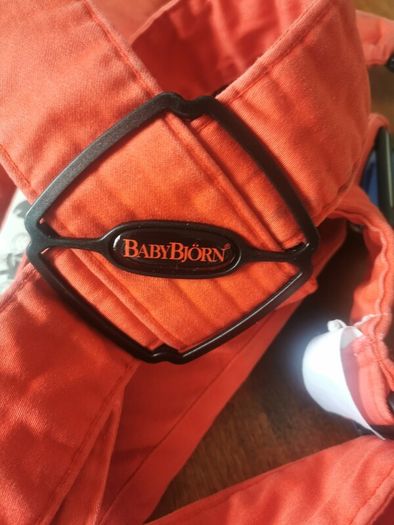 Red Baby Bjorn carrier
