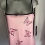 Pink night dress  butterflies pattern size L UK12/14 EU40/42 Postage included Image 2