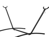 Portable Hammock Stand, 450lbs Capacity Steel Hammock Stand for 2 Person, Heavy Duty Adjustable Hooks Hammock Frame Fits 9.5-12.6 ft Hammocks, Space Saving with Carrying Bag for Outdoor or Indoor