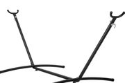 Portable Hammock Stand, 450lbs Capacity Steel Hammock Stand for 2 Person, Heavy Duty Adjustable Hooks Hammock Frame Fits 9.5-12.6 ft Hammocks, Space Saving with Carrying Bag for Outdoor or Indoor