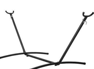 Portable Hammock Stand, 450lbs Capacity Steel Hammock Stand for 2 Person, Heavy Duty Adjustable Hooks Hammock Frame Fits 9.5-12.6 ft Hammocks, Space Saving with Carrying Bag for Outdoor or Indoor