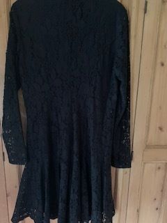Black Savida Lace Mini Dress