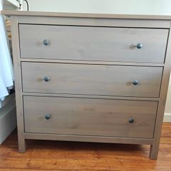 Grey/brown Solid Wood Chest of Drawers