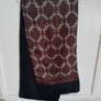 Vintage unisex Belvedere Wien Vienna silk scarf with cotton lining paisley design circa 1970's made in Austria 120cm x 27cm in very good condition and has been well cared for FREE STANDARD POSTAGE INCLUDED Image 5