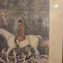 Vintage William Smith Huntsman to the Brocklesby Hounds and two Whips by R.B. Davis framed print Image 4