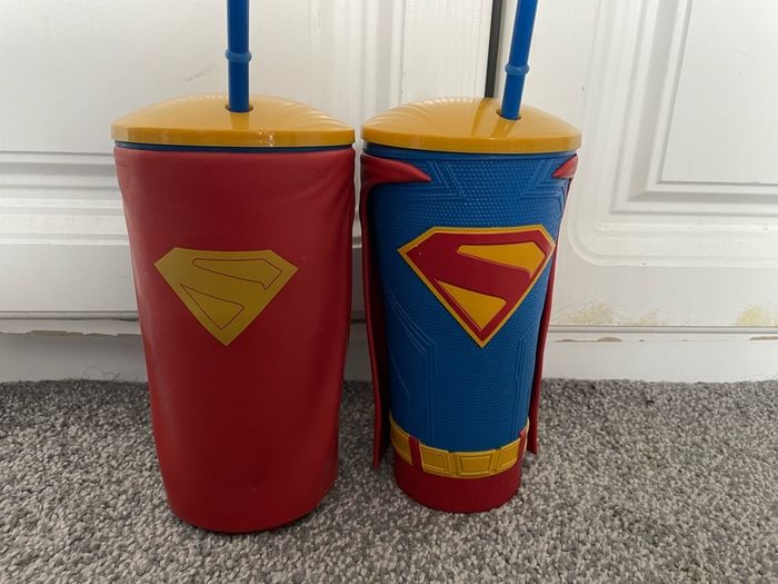 Superman collectors cups x 2