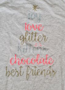 Age 10 Years - A Lovely Christmas Themed Long Sleeved Top
