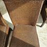 Set of 4 Woven Rattan Dining Chairs Image 7